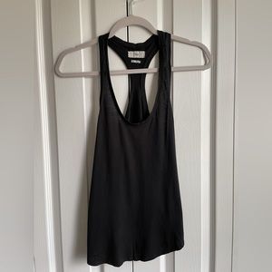 Aritzia TNA Black Racerback Tank Top Size XXS